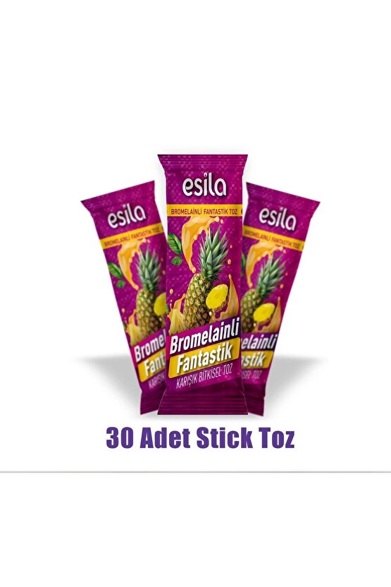 Esila Fantik 30’lu Stick Bromelainli Bitkisel Toz Çay