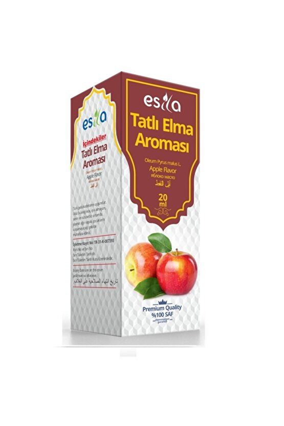 Tatlı Elma Aroması Saf 20 ml