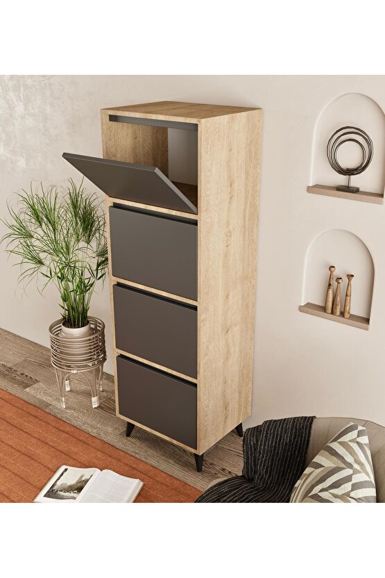 Bely Çok Amaçlı Dolap ve Ekmek Dolabı Safirmeşe