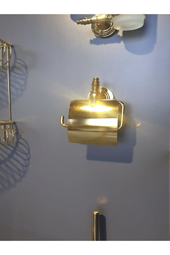 BELİNZA DELTA ALTIN KAPAKLI TUVALET KAĞITLIĞI 50624-A