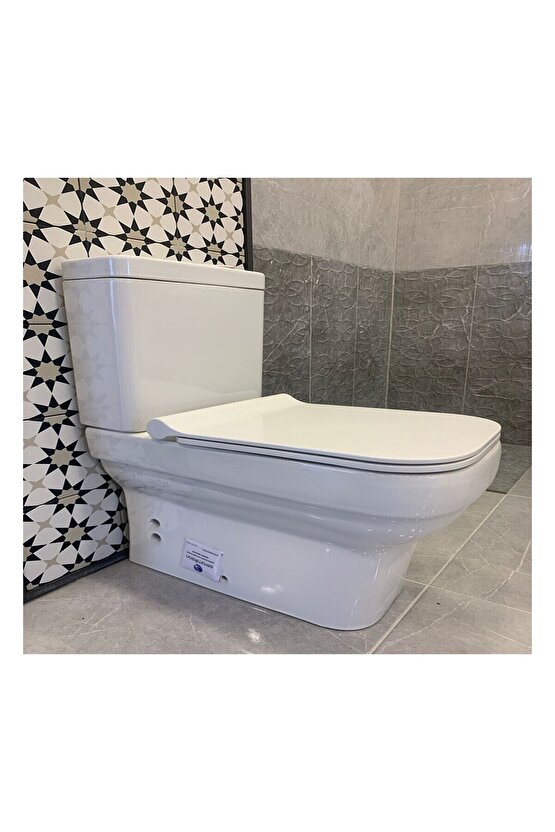 Bold Duvara Dayalı Kanalsız Klozet + Rezervuar İç Takım+Yavaş Kapak