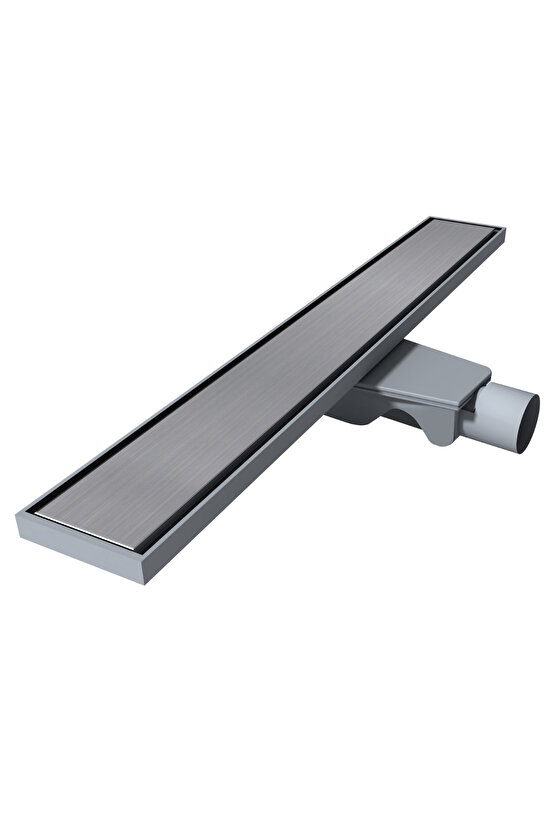 Aquazone 50 Cm Tek Parça Plastik Gövdeli Paslanmaz Izgaralı Döner Sifonlu Duş Kanalı