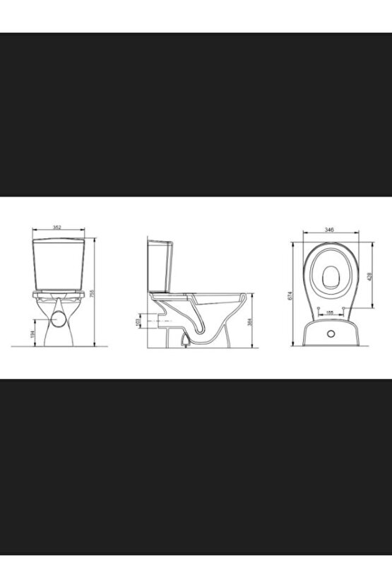 Natura Duvardan Çıkışlı Klozet Takımı A051002