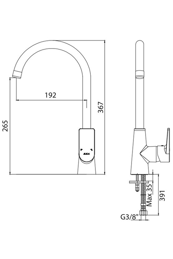 Dalia Mutfak Eviye Bataryası 102118354
