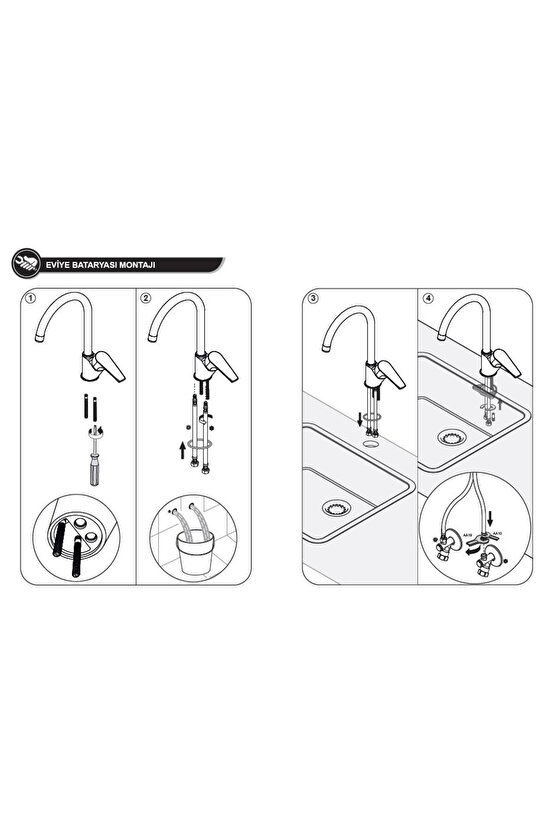 Niobe Mutfak Eviye Bataryası 102118098