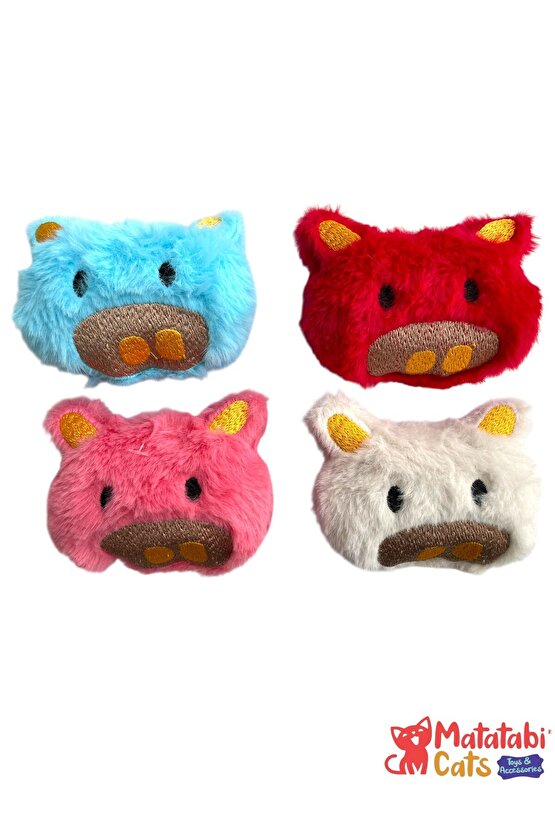 PİGGY Peluş Kedi Oyuncağı–Matatabi İçerikli, Dayanıklı, Kediler İçin Eğlenceli Oyuncak