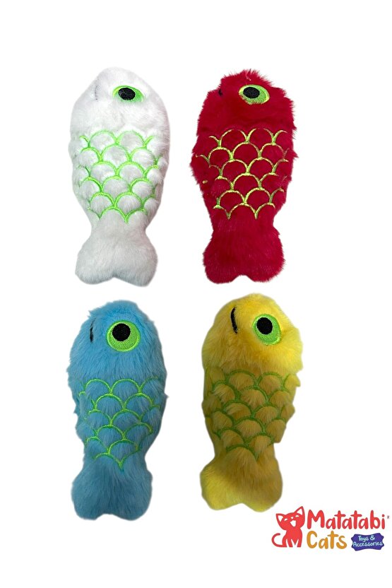 FİFY Peluş Kedi Oyuncağı-Matatabi İçerikli, Dayanıklı, Kediler İçin Eğlenceli Oyuncak