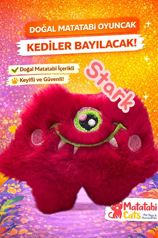 STARK Peluş Kedi Oyuncağı – Doğal Matatabi li,Dayanıklı,Kediler İçin Eğlenceli Oyuncak