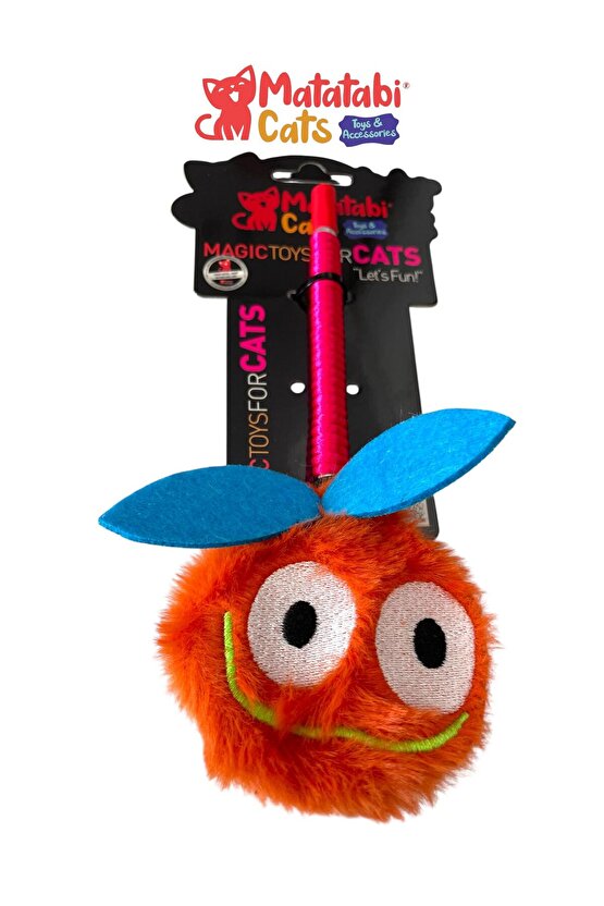 Matatabi Cats CHERY Alüminyum saplı kedi oltası(Matatabi,çıngırak ve özel hışırtı içerir.özel kumaş)