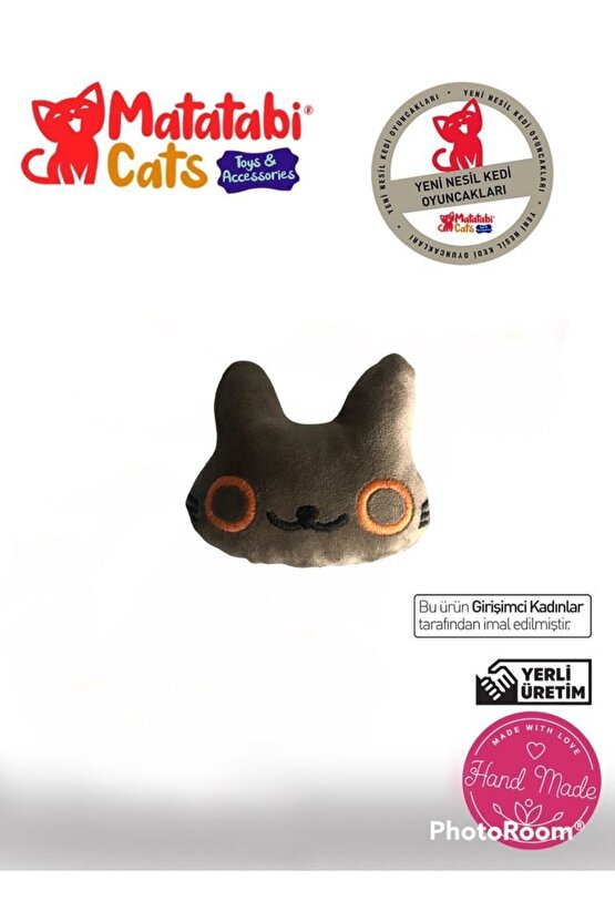 Caty Çıngıraklı Peluş Kedi Oyuncağı Matatabi Içerikli