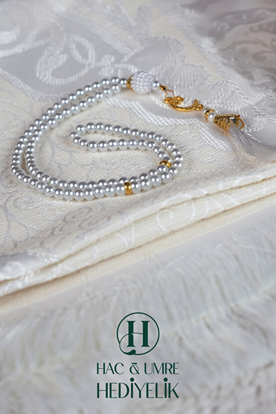 Tesbih Seccade Seti | Seccade Seti | Hediyelik Seccade | Hac Umre Hediyesi | Umre Dönüşü Hediye