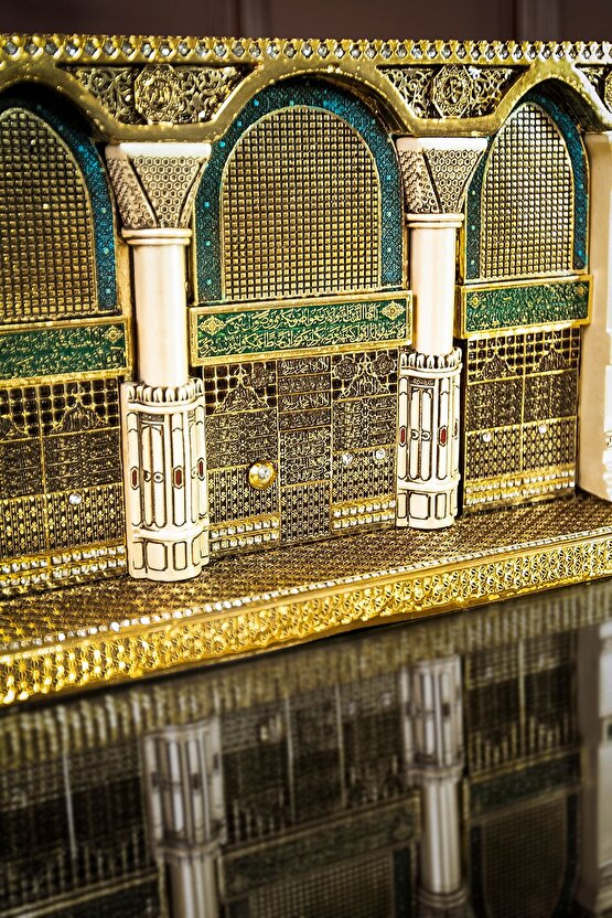 Dini Islami Biblo Aksesuar Dekoratif Obje Ev Ofis Süsleri Mescidi Nebevi Selamlama Kapısı Süs