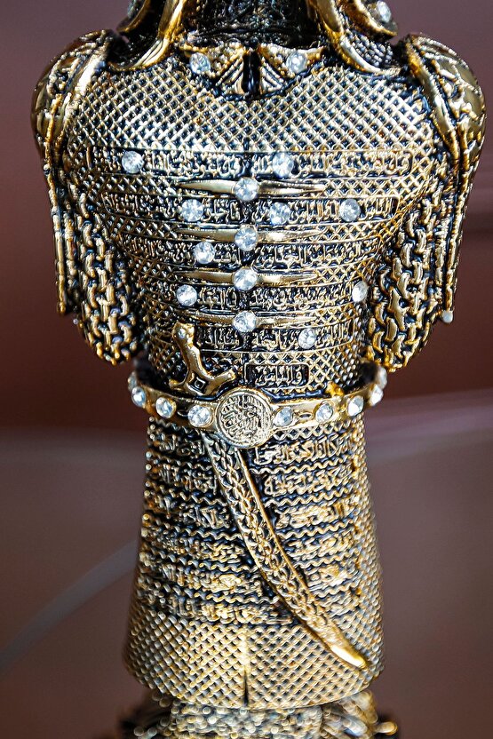 Osmanlı Zırh Biblo Dekoratif Obje Süs Hediyelik Aksesuar