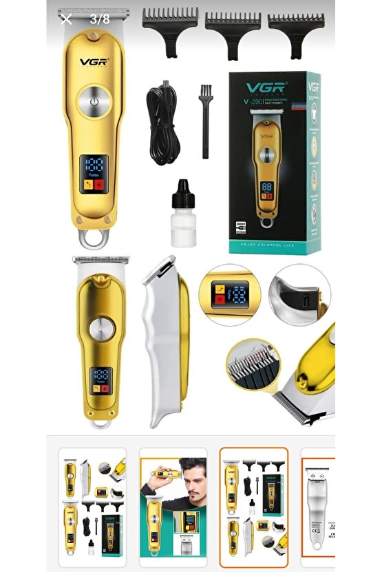 Profesyonel Saç, sakal ve vücut için epilasyon öncesi tıraş Makinesi