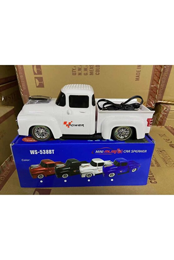 Taşınabilir kablosuz Bluetoothlu hoparlör nostalji tasarım müzik çalar TF kart FMradyoUSB