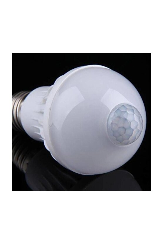 2 Adet Hareket Sensörlü Led Ampul Lamba 9 W Beyaz E27