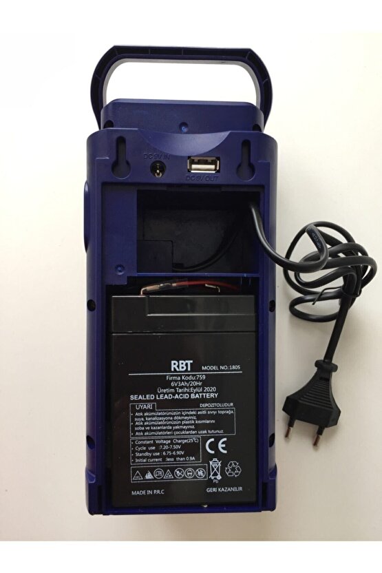 Almina Usb Şarj Çıkışlı 24 Ledli 80 Saat Yanan Led Işıldak Telefon Şarj Eden Işıldak