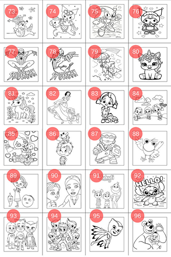 Çocuklar İçin Tuval Boyama Seti (Tuval, Fırça ve 6 Renk Akrilik Boya Seti) 20x20 Cm