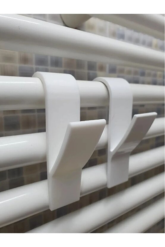 Plastik Havlupan Duşakabin Askısı Havlu Askılık 4 Adet