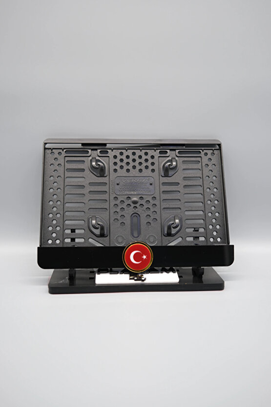 GOLD TÜRK BAYRAĞI 3D KABARTMALI PLEKSİ MOTOR PLAKALIĞI