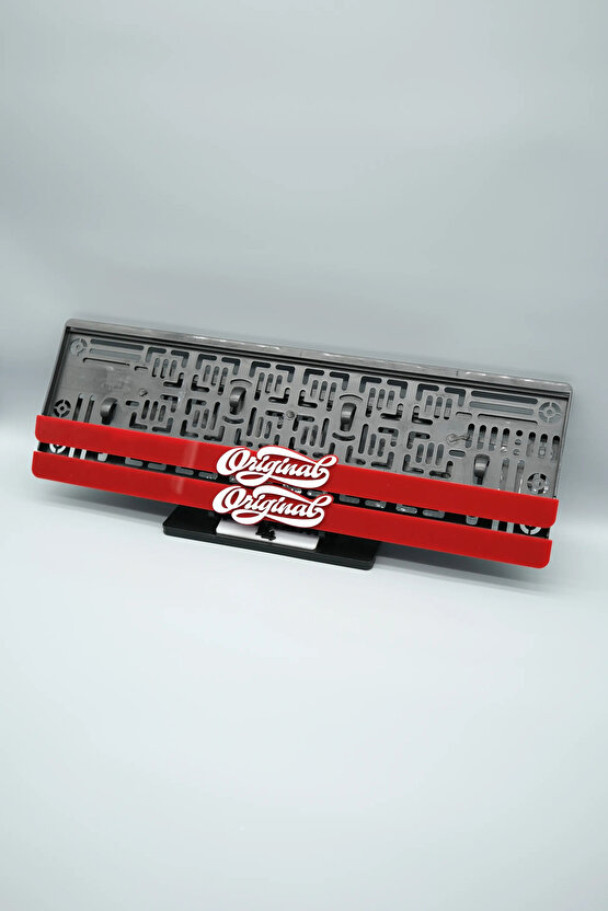 ORİGİNAL YAZILI 3D KABARTMALI PLEKSİ ARABA PLAKALIĞI