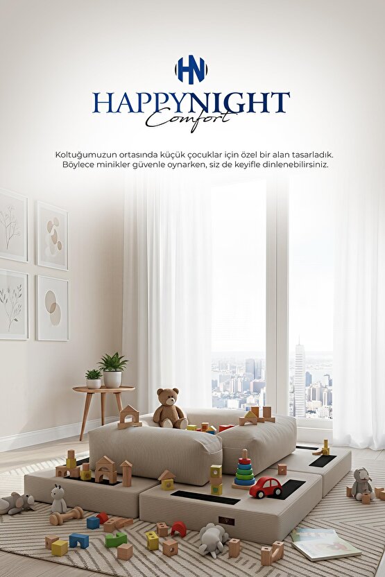 Sofya Aktivite Koltuğu | Oyun Koltuğu | Sünger Koltuk | Sinema Koltuğu | 90x180