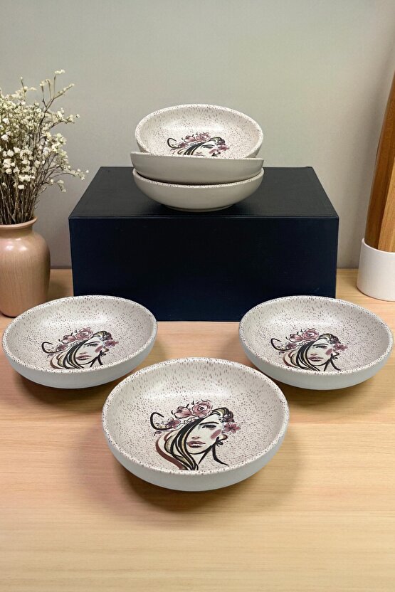 Beauty 13cm Kahvaltılık  Çerezlik 6 Adet Çeyizlik