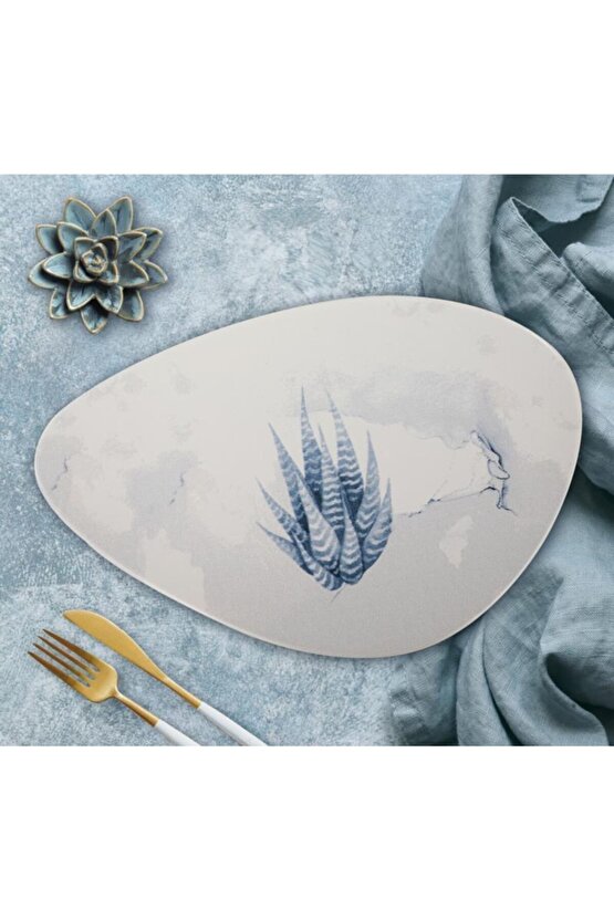 Oscar 35 Cm Servis Tabağı Mat Beyaz 19864