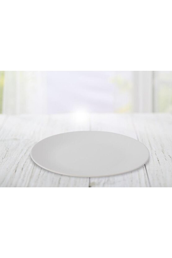 Tabak Ege Servıs 26 Cm Transparan Beyaz 021 A