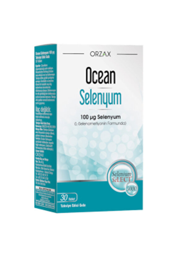 Ocean Selenyum 100 Mcg 30 Selenyum Takviyesi ( 1 ADET )