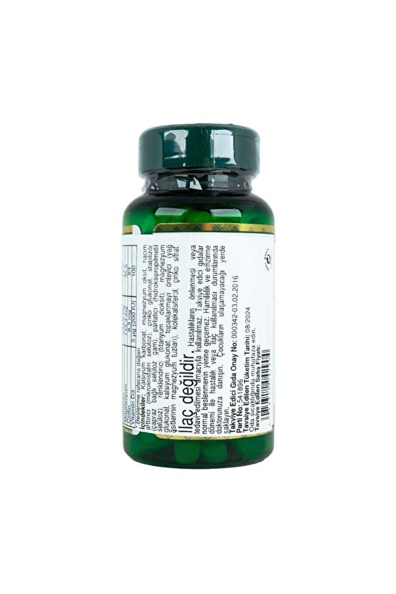 Calcium Magnesium Zinc 100 Tablet