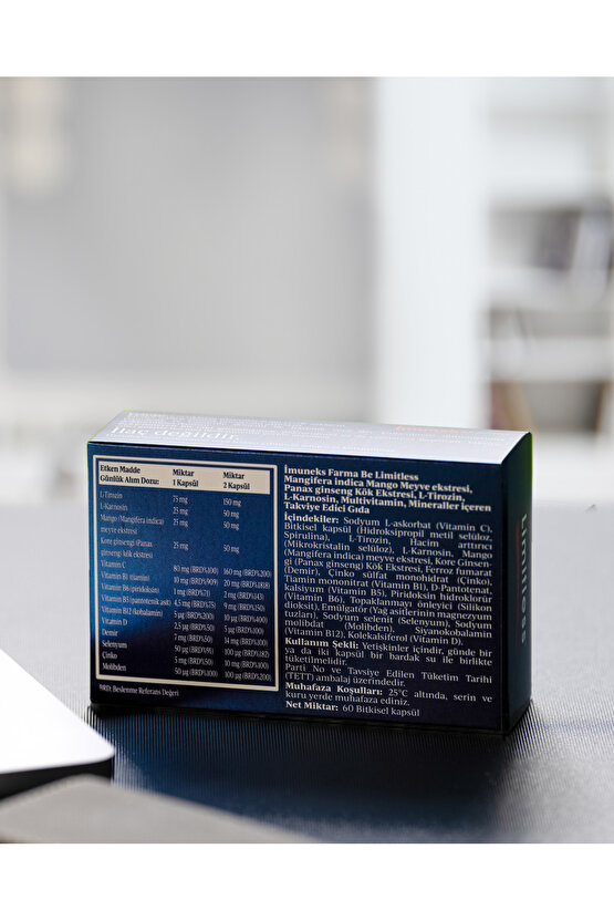 Be Limitless 60 Kapsül