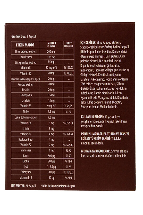 Folinex HAIR 24X 60 Kapsül