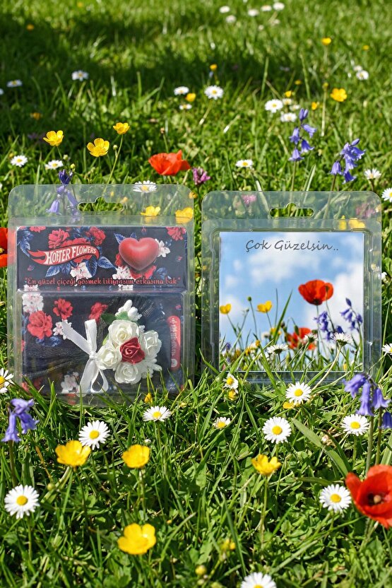 Minik Buket 14 Şubat Özel Koleksiyonu Çok Güzelsin Mesajlı Hotter Flowers Tasarım Çiçek Buketi