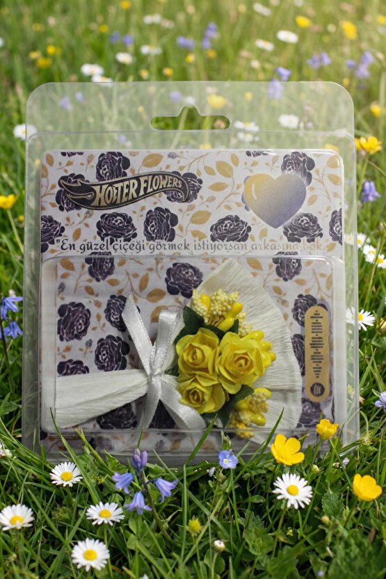Minik Buket Hotter Flowers Özel Gün Hediyesi Solmayan Çiçek Buketi