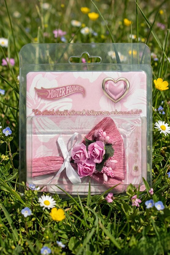 Minik Buket Hotter Flowers En Güzel Çiçeği Görmek İstiyorsan Arkasına Bak Çiçekli & Aynalı Hediye