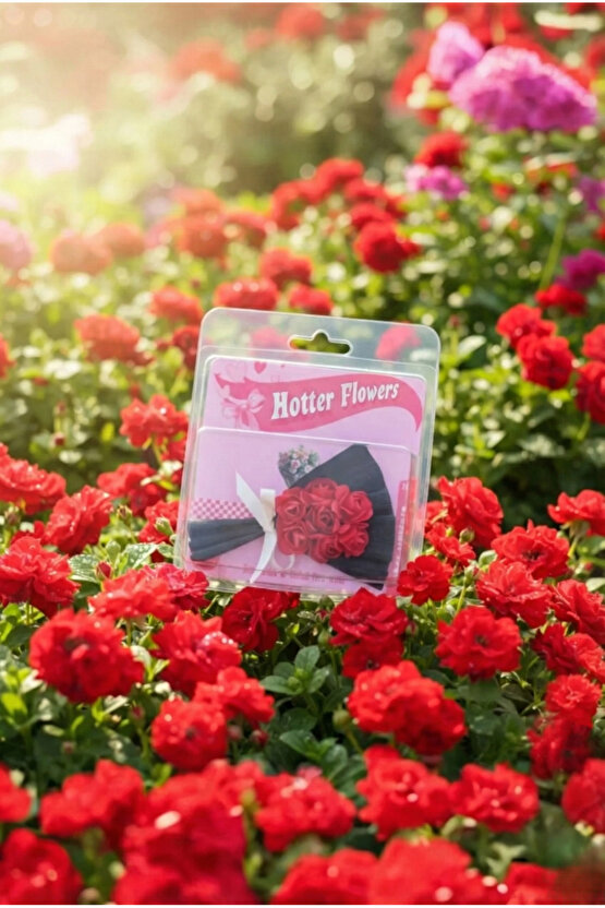 Minik Buket Kırmızı Çiçek Buketi Sevgiliye Hediye Özel Tasarım Koleksiyonluk