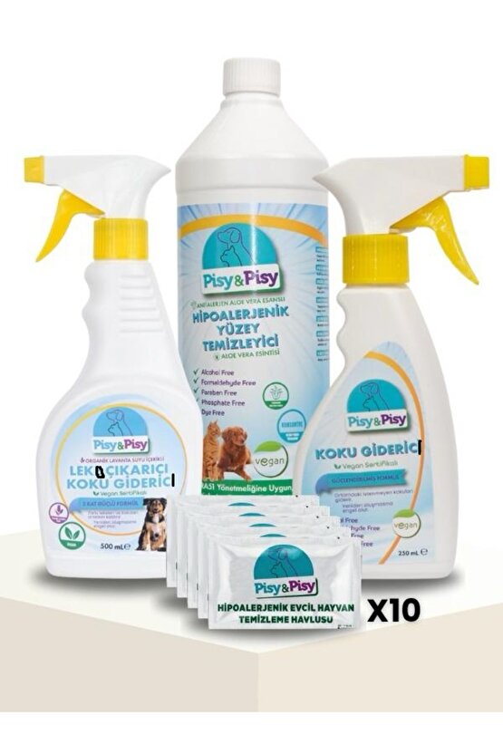 PİSY&PİSY EVCİL HAYVAN TEMİZLEME KİTİ 5