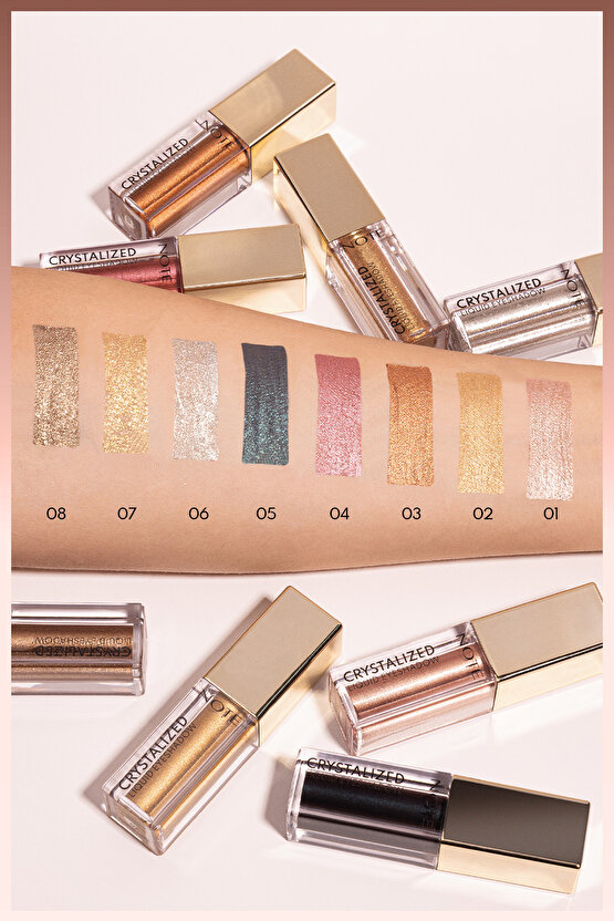 Crystalized Liquid Eyeshadow Likit Metalik Göz Farı - 03 Eclipse