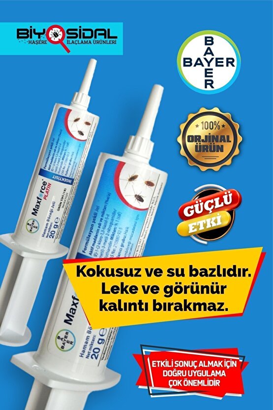 Maxforce Platin Hamamböceği Jeli 20gr X 3 Adet ( 2027 )