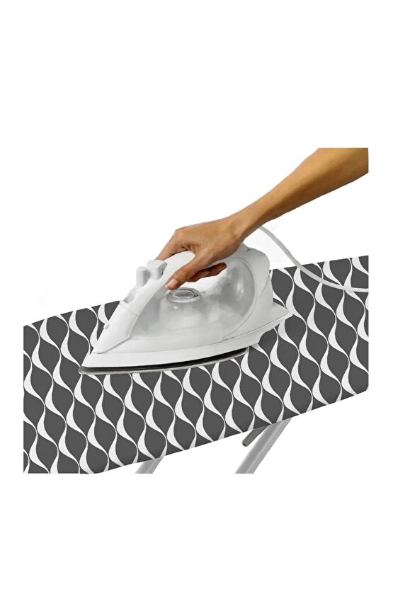 DELTA GREY 120X45 CM( XSMALL SİZE) ÜTÜ MASASI KILIFI BEZİ ÖRTÜSÜ IRONING BOARD COVER