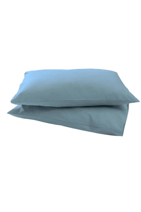%100 Cotton ( Pamuk) 2 Adet 50x70 Cm Petrol Rengi Yastık Kılıfı Pillow Case