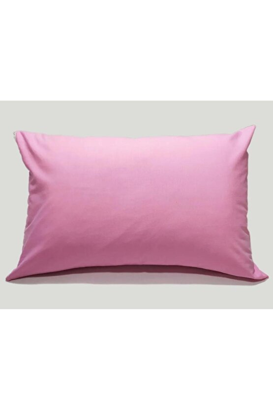 50x70cm (2ADET) %100 Cotton Pembe Yastık Kılıfı