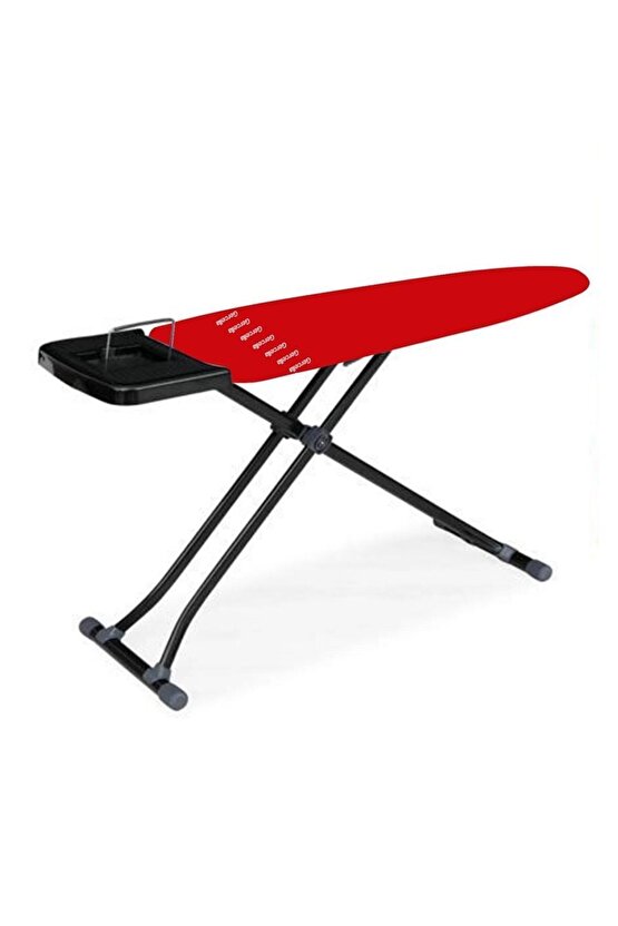 Xxl Luxury Ütü Masası Kılıfı Örtüsü Bezi Kırmızı (57X162CM)