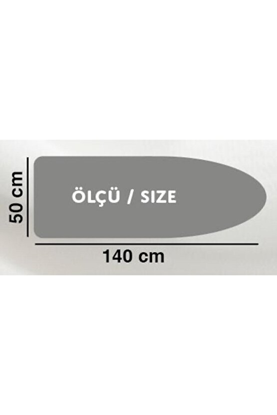 EXTRA SÜNGERLİ Nano Agri Ütü Masası Kılıfı Örtüsü-bezi (ütü Masası &aksesuarları, Ev Gereçleri