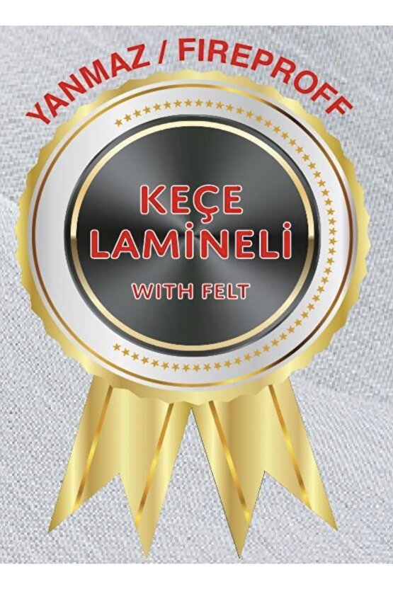 Keçeli Isıya Dayanıklı Metalica Antrasit Ütü Masası Kılıfı-örtüsü-bezi Otel Tekstili,ev Gereçleri