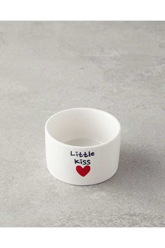 Lovely Stoneware 4lü Çerezlik 6,5 cm Kırmızı