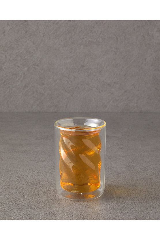 Togo Borosilikat Çift Cidarlı Bardak Şeffaf