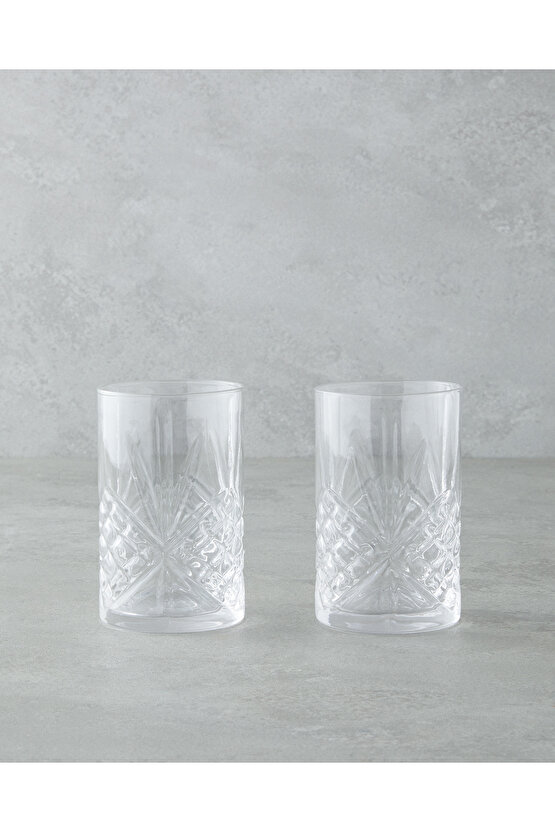 Agolde Cam 2li Meşrubat Bardağı Şeffaf