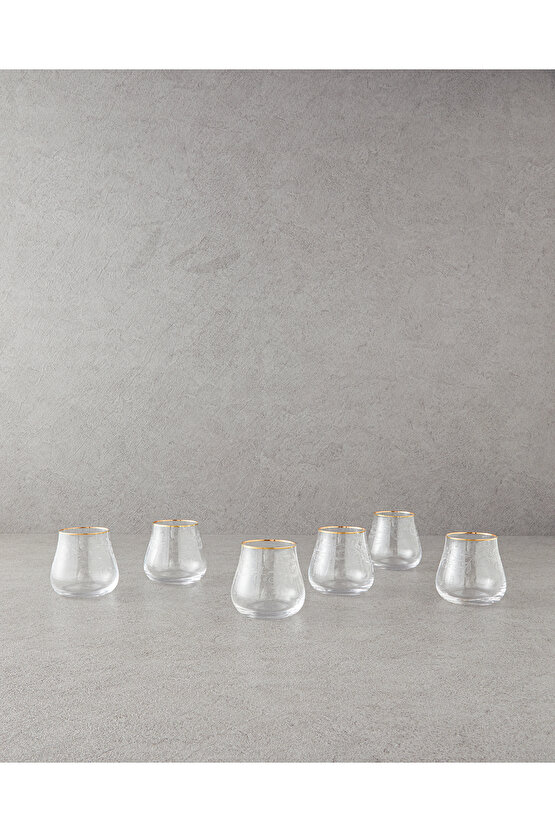 Gracy Kristalin 6lı Bardak 340 ml Gold